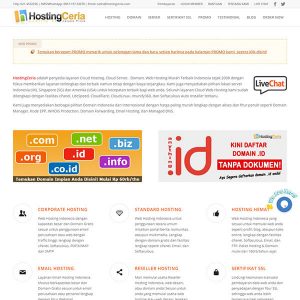Fakta Hosting - Homepage HostingCeria