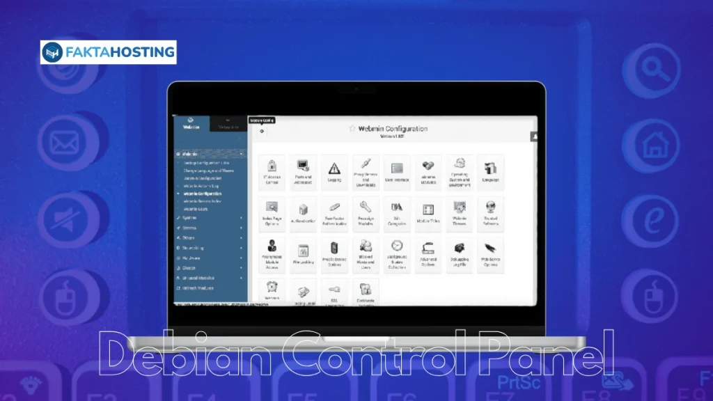 debian control panel